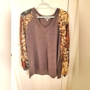 White Birch sweater top size large